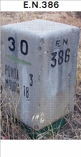 E.N. 386 - Brinches - Moura - Pvoa de So Miguel
 - Amareleja - Barrancos (prox.)
